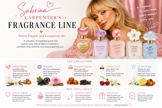 Sabrina Carpenter's Fragrance Line: Sweet, Playful, and Completely Her