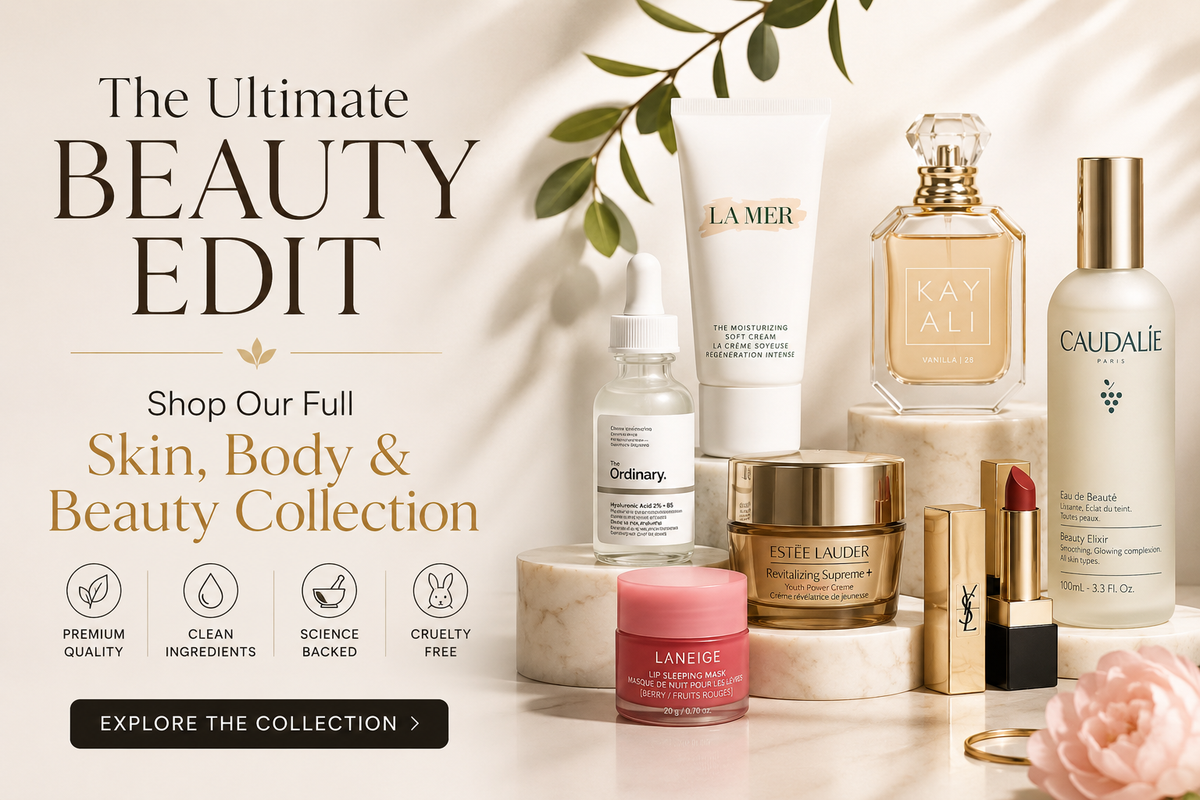**Luxury skin, body and beauty products collection**