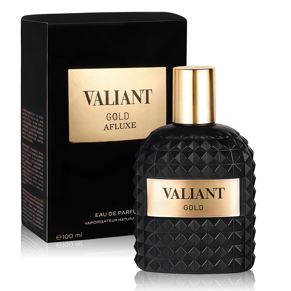 Men’s Vanilla Cologne, AFLUXE Valiant Gold, 3.4 oz / 100 ml