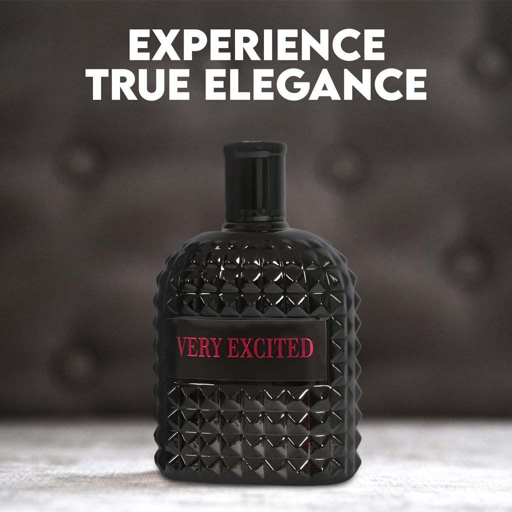 AFLUXE Very Excited Men's Cologne Eau de Toilette, 3.4 oz / 100 ml
