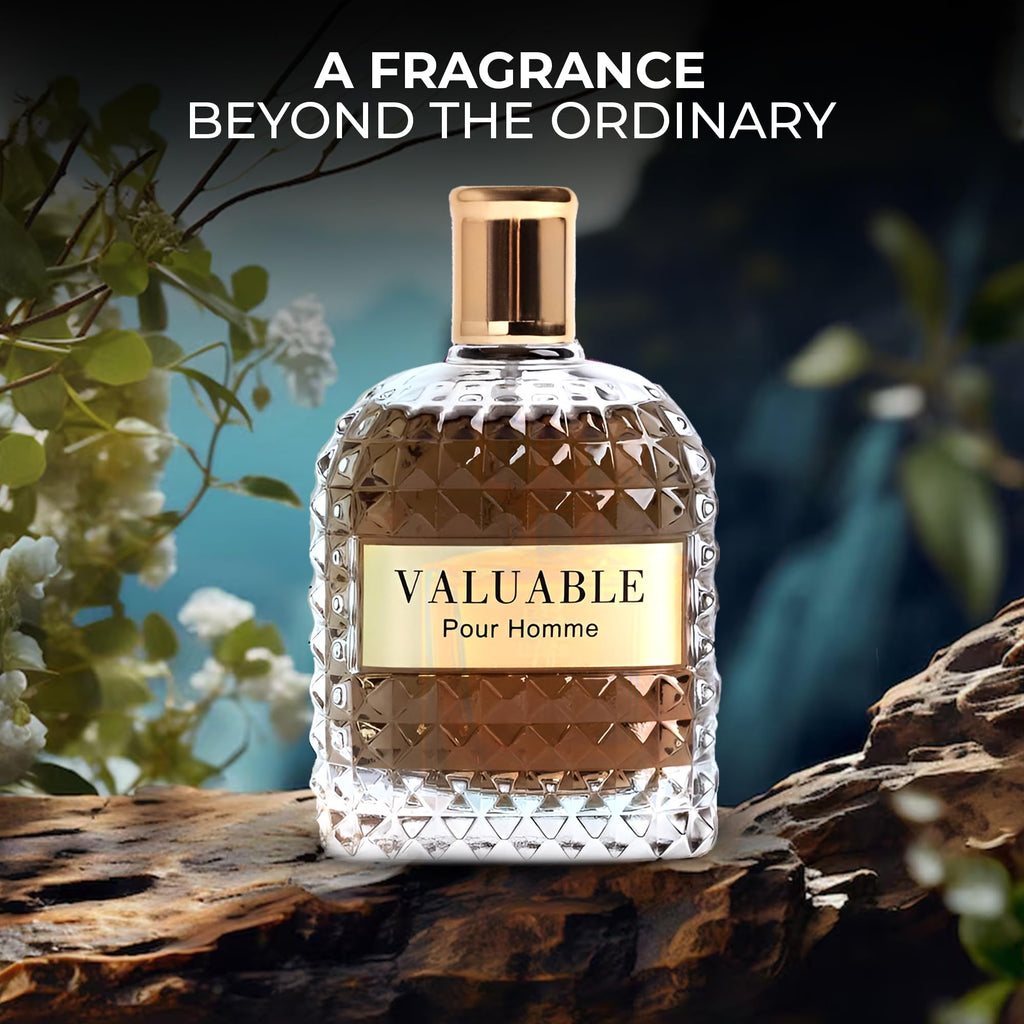 Men’s Cologne, AFLUXE Valuable, 3.4 oz / 100 ml