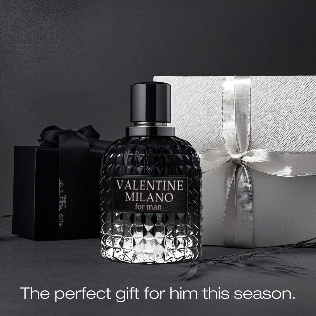 Men’s Eau de Toilette, AFLUXE Valentine Milano, 3.4 oz / 100 ml