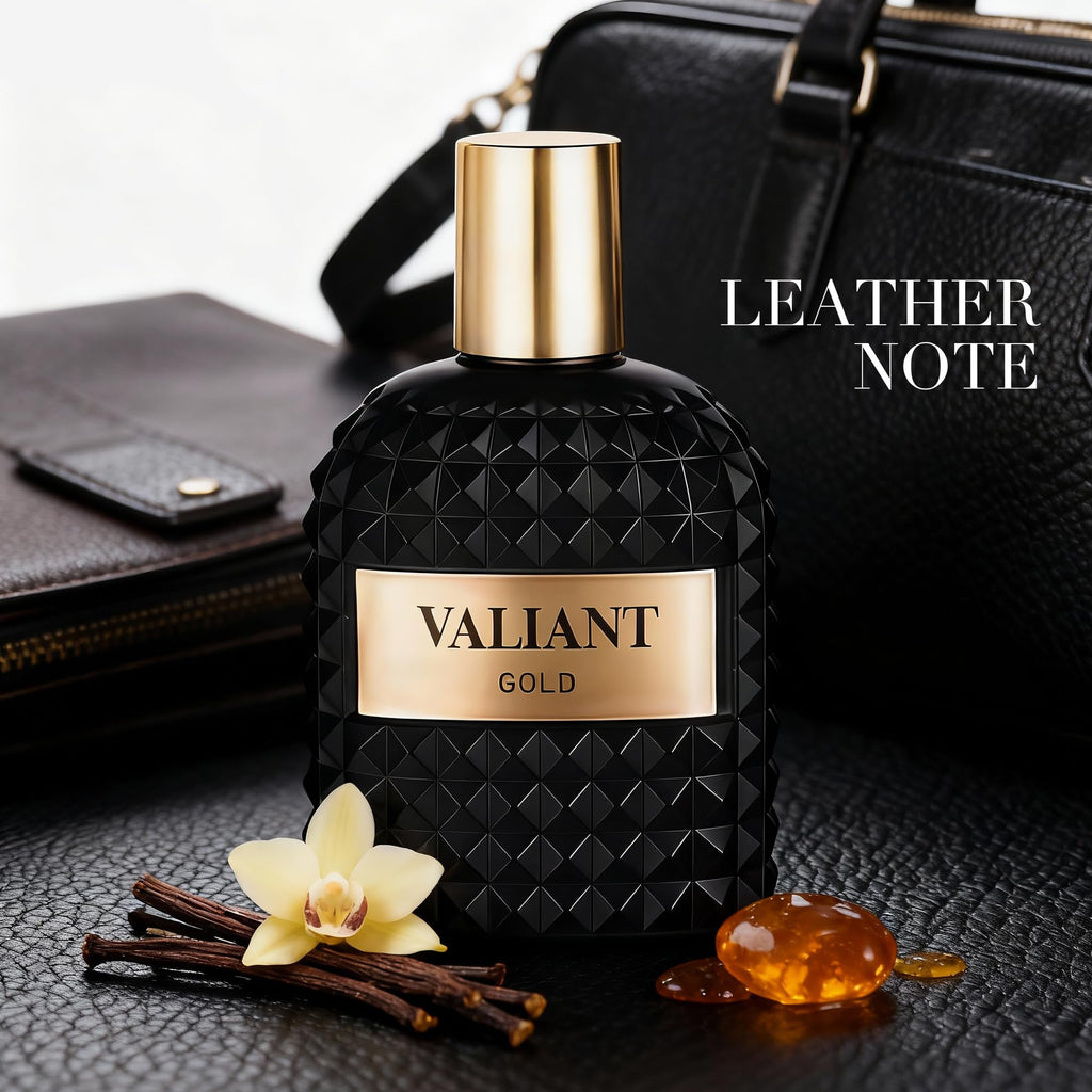 Men’s Vanilla Cologne, AFLUXE Valiant Gold, 3.4 oz / 100 ml