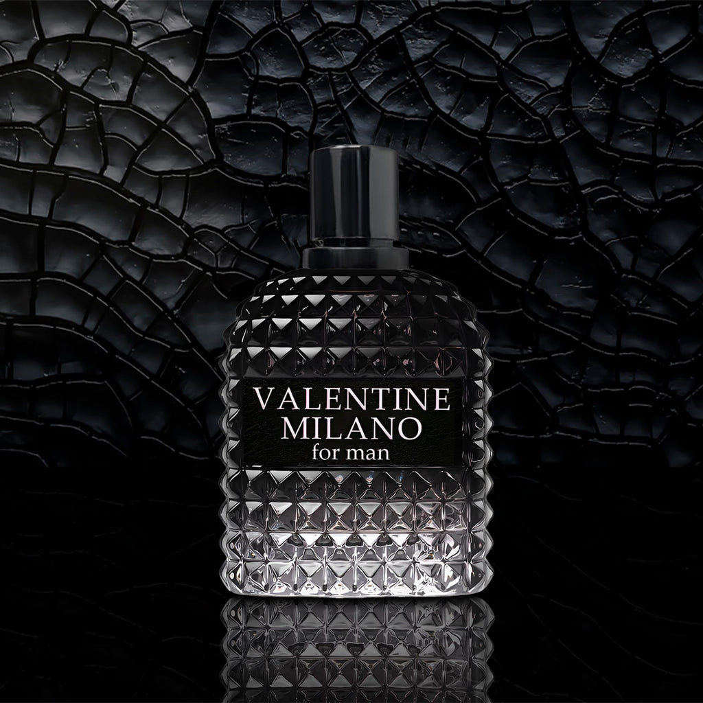 Men’s Eau de Toilette, AFLUXE Valentine Milano, 3.4 oz / 100 ml