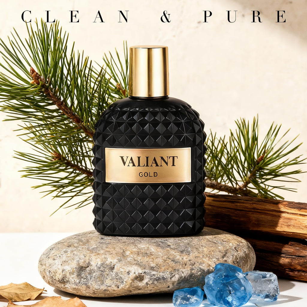 Men’s Vanilla Cologne, AFLUXE Valiant Gold, 3.4 oz / 100 ml